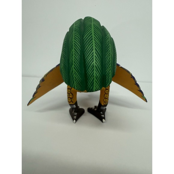 Oaxacan Wood Carving Lauro Ramirez Sm Rooster Mexican Folk Art Alebrije Oaxaca - Picture 4 of 8